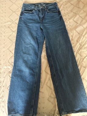Old Navy Blue Denim Wide Leg Jean